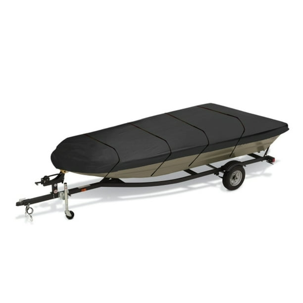 Water Proof Heavy Duty Boat Cover for Jon Boat 12Ft18Ft L Beam Width