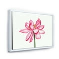 thumbnail image 3 of Designart 'Ancient Detail of A Pink Lotus' Traditional Framed Canvas Wall Art Print, 3 of 5