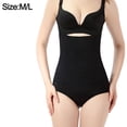 thumbnail image 2 of Ropa moldeadora de cintura para mujer con cintura envolvente para apoyo posparto y recuperación de la pérdida de peso (negro),M/L, 2 of 5