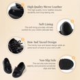 thumbnail image 2 of Yunkctuk Children's Formal School Uniform Shoes, Breathable Leather Flat Shoes for Boys and Girls, Children's Lace Free Loafers., 2 of 7