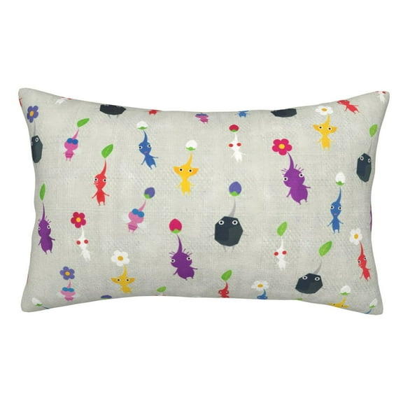Saiise Pikmin Printed Pillowcases with Envelope Closure, Gift for Women Men-14"x20" (Pillow not included)