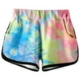 thumbnail image 4 of REDARER Girls' Summer Tie-Dye Set – Short Sleeve Top & Pocket Shorts, Lightweight Casual Outfit,for Sze 11-12 Years, 4 of 4