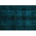 thumbnail image 1 of Ahgly Company Indoor Rectangle Abstract Light Blue Modern Area Rugs, 8' x 10', 1 of 4