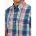 thumbnail image 4 of Chaps Men's and Big Men's Short Sleeve CVC Woven Shirt, Sizes S-3XL, 4 of 7