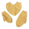 thumbnail image 4 of Abbraccia Couple Holding Hands Gloves Love Holding Hands Knitted Gloves Stretch Cuff Soft Thick Winter Gloves for Hiking Skiing Outdoor Yellow, 4 of 10