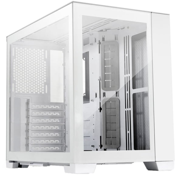LIAN LI O11 Dynamic MINI ATX Mini Tower Case, Snow White for Flexible Custom PC Builds