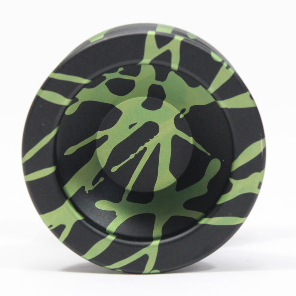 Sengoku Kenshin Yo-Yo - 7068 Aluminum Monometal YoYo (Black Green Moss)