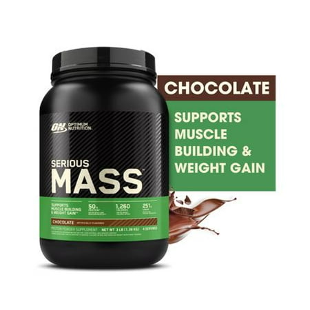 Optimum Nutrition, Serious Mass, Weight Gainer, Protein Powder, Chocolate, 2.95lb
