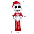 thumbnail image 5 of Airblown Inflatables Christmas 5.5 Foot Stylized Jack Skellington with Spider Snowflake Disney, 5 of 6