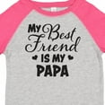 thumbnail image 4 of Inktastic My Best Friend is My Papa with Hearts Boys or Girls Toddler T-Shirt, 4 of 5