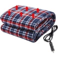 thumbnail image 1 of Big Hippo Electric Car Blanket, Heated 12-Volt Polar Fleece Electric Blanket Travel Throw for Car, Truck, SUV, RV - Great for Winter, Home, Road Trip and Camping Use (58"x41"), 1 of 4