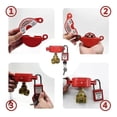 thumbnail image 4 of Outdoor Faucet Lock with Safety Padlock - Water Spigot Lock, Hose Bib Lock for 1 to 2-1/2 in Dia Valve Handles, Faucet, 4 of 5