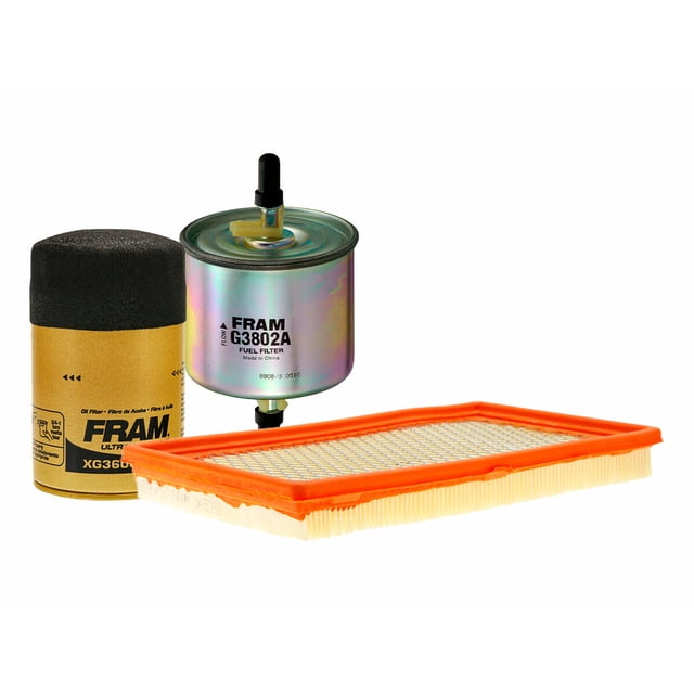 Kit De Filtro de Aire, Filtro de Aceite Sintético y Filtro de Combustible 3 PIEZAS Compatible con Ford Taurus V6 3.0L DE 1986 A 1995