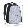 thumbnail image 3 of Daiia Blue Butterfly Backpack for Men and Women -Durable Backpack Large Capacity, Water-Resistant Bag with Adjustable Straps and Laptop Compartment, 3 of 9