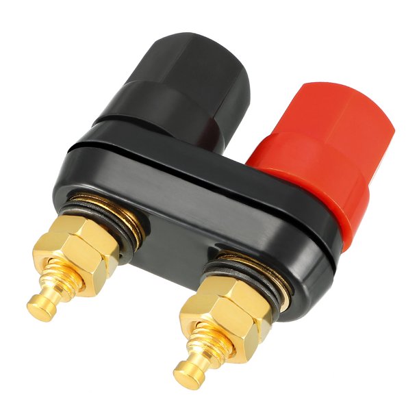 Video Speaker Terminal Connectors Binding Post Dual 4mm Banana Jack