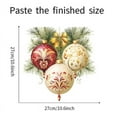thumbnail image 6 of Guozer Clearance Christmas Balls Bathroom Stickers 1PCS Winter Decoration Stickers for Glass Christmas Wall Decals for Bedroom, Playroom, Living Room, School, Nursery, Kindergarten, 6 of 7
