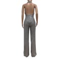 thumbnail image 5 of Women Sequin Color Short-sleeved Casual Jumpsuit, 5 of 6