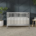 thumbnail image 2 of Dream On Me Synergy MOD 5-in-1 Convertible Crib, Converts from Baby Crib to Toddler Bed, Day Bed, Kids Bed and Full Size Bed, Three Adjustable Mattress Height Positions, Cool Gray, 2 of 7