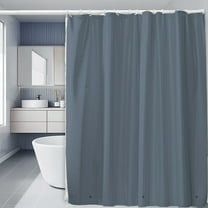 Seyotauo Shower Curtain Liner, Plastic White Shower Curtain Liner, Cute Waterproof Shower Curtains, Lightweight Shower Curtains for Bathroom with Magnets and 12 Rustproof Grommet Holes