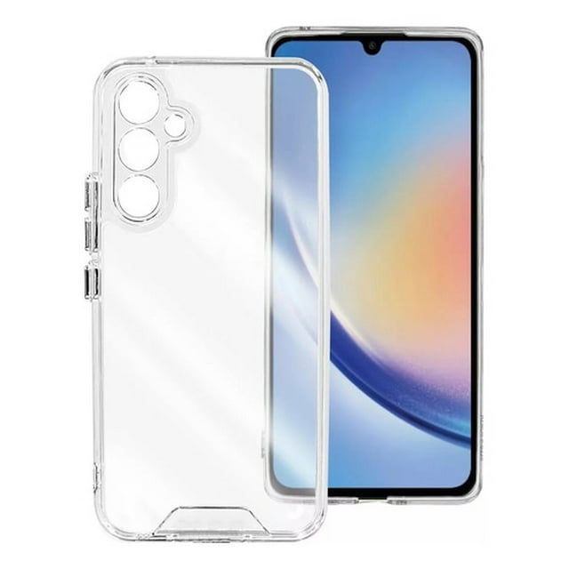 Funda Para Galaxy A55 Hybrid Clear Case Tpu Premium Reforzad