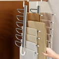 thumbnail image 6 of IPEWLEX Multi-Functional Stainless Steel Trouser Rack,Telescopic Folding Hanger, Horizontal & Vertical Use, Space-Saving Design, 6 of 6