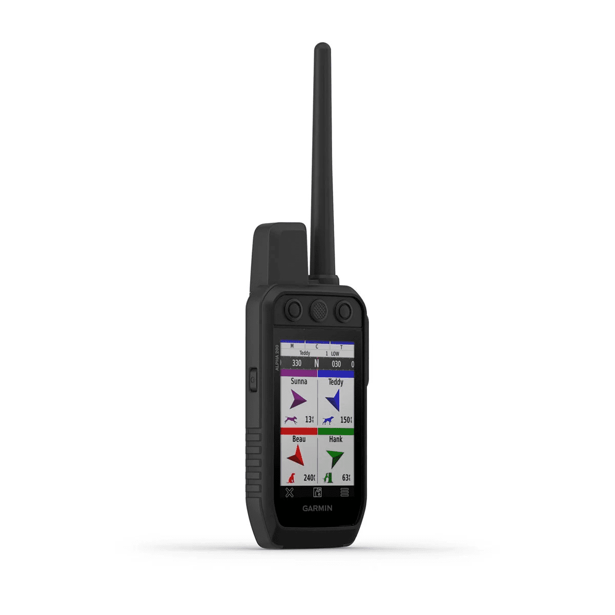 Garmin Alpha 200 Plus Dog Tracking and Training GPS Handheld + USB Wall Charging Adapter + USB Car Adapter + Microfiber Cleaning Cloth + USB C Cable + P-Bank Battery + Field Bag