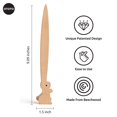 thumbnail image 2 of Pinzas para tostadora OTOTO Bernie Bunny Rabbit, utensilios de madera, 2 of 7
