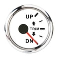 thumbnail image 2 of Almencla 1Set Marine Boat Outboard Engine Tilt Gauge UP-DN 52mm 2" Right Side White, 2 of 8
