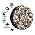 thumbnail image 4 of Fotbe Dreamcatcher Funda de Llanta de Repuesto con Estampado, Engrosada, Ajuste Universal para Jeep, Remolque, RV, SUV, Camión-14 inch, 4 of 6