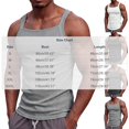 thumbnail image 3 of JTSRKL Ribbed Tank Tops for Men Slim Fit Sleeveless Textured Lightweight Breathable Shirts Stretchy Summer Training Beach Soft Fit Wear Tees, 3 of 9