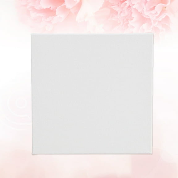 DECORNIJIA Square Picture Frame White Wood 1Pack 4In