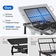 thumbnail image 3 of eChamp Electric Adjustable Bed Frame Base with Massage,Remote Controller,No Mattress,Split King Size, 3 of 7