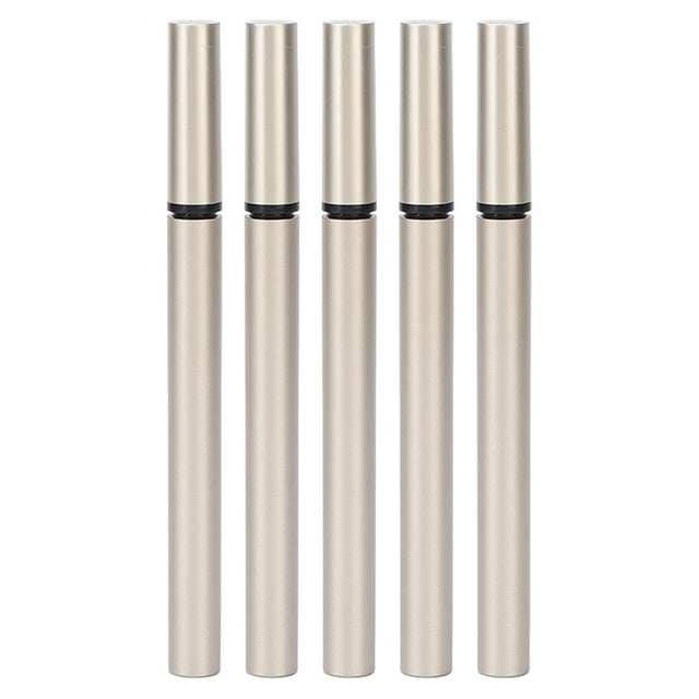 Botellas vacías de rímel, 5 tubos vacíos para delineador de ojos, tubos vacíos para delineador de ojos, tubo de delineador de ojos, durabilidad extendida