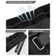 thumbnail image 2 of Par de pesas para tobillo Fragraim ajustables de 1 a 20 libras, negras, 2 of 6