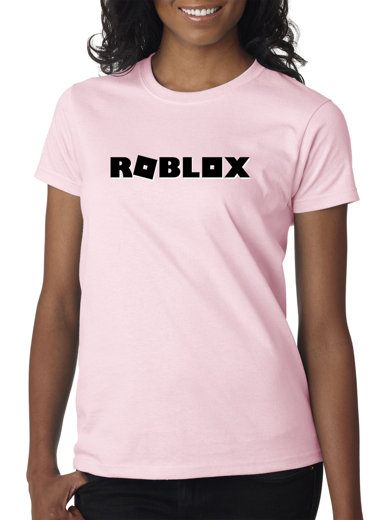 Trendy Usa Trendy Usa 1168 Women S T Shirt Roblox Block Logo
