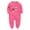 #C Pink, variant on Alkepwun Baby Girls' Romper - One Piece Footie Jumpsuit - Cute Animal Print Playsuit - Snap Closure Long Sleeve Onesie Pajamas Cotton Clothing for Newborns/Infants, 0-12M