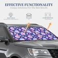 thumbnail image 4 of Zufioo colorful Skull mushroom rainbow Print Folding Car Windshield Sun Visor, Anti-ultraviolet Sun Visor, Suitable for Trucks, Vans Car Accessories-Medium, 4 of 6