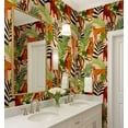 thumbnail image 3 of S4Sassy Wild Jungle Animals Wallpaper - Jungle Removable Wall Covering, 25" X 120" Self-Adhesive Vinyl Walls Paper, Decorative Wallwrap, Easy Diy Walls Covering For Bedroom, Living Room - Green, 3 of 8