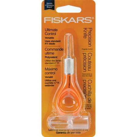 Fiskars Fingertip Craft Knife, Orange, 7 inch, 163050-1001