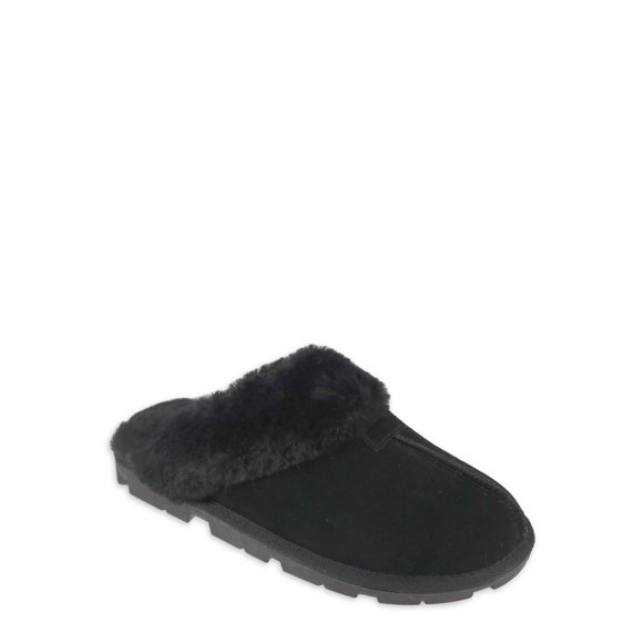 secret treasures classic suede clog slipper