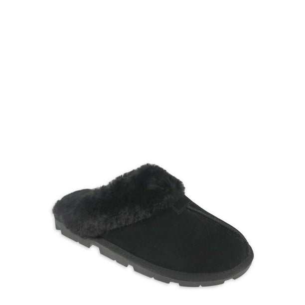 secret treasures classic suede clog slipper