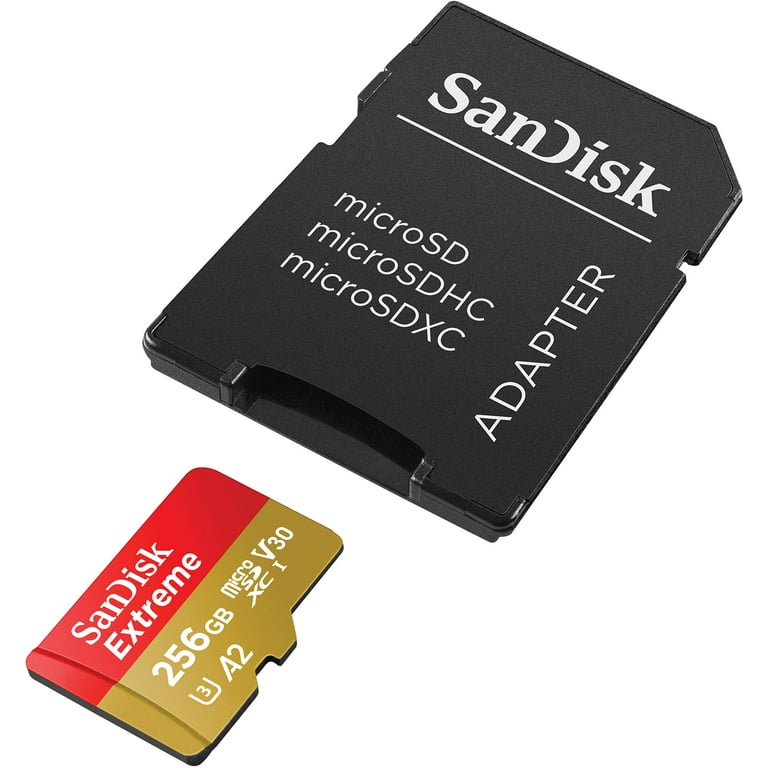 SOLDES 2024 : Carte Micro SD Micro SDXC 256 Go Performances