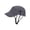 Grey, variant on Women's Summer Sun Hat, Breathable Baseball Cap with Hidden Windproof Chin Strap, Lightweight Outdoor Sports Hat for Hiking, Riding, Running, and Beach - Beige