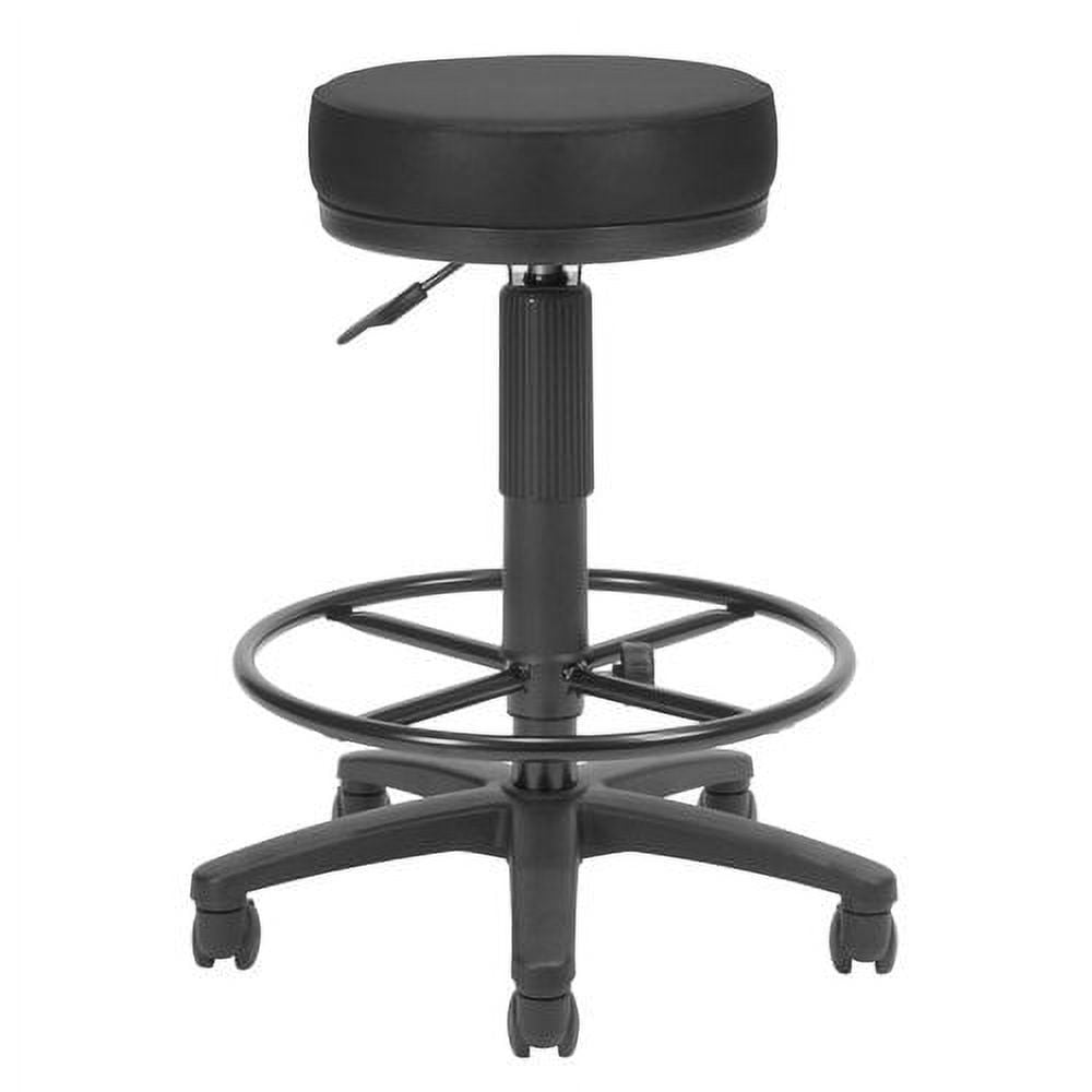 OFM Faux Leather Adjustable Drafting Utilistool in Navy