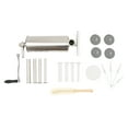 thumbnail image 4 of Miumaeov 8lbs Manual Sausage Stuffer Stainless Steel Sausage Maker with 4 Plastic and 4 Stainless Steel Stuffing Tubes for Home & Commercial Use, 4 of 12