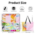 thumbnail image 2 of Cute Colorful Flower Waterproof Picnic Blanket with Foldable Zipper, Suitable for Outdoor Use, Suitable for Travel, Camping, Beaches, Parks, Grasslands, Picnic Blanket Accessories, 2 of 7
