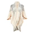 thumbnail image 2 of MSJUHEG Sheer Scarf,Boho Scarf,Scarves Lightweight,Cotton Scarf Lightweight,Floral Scarf,Shawl Imitation Coat with Woolen Edge Shawl Scarf Multi Purpose Beige A, 2 of 3