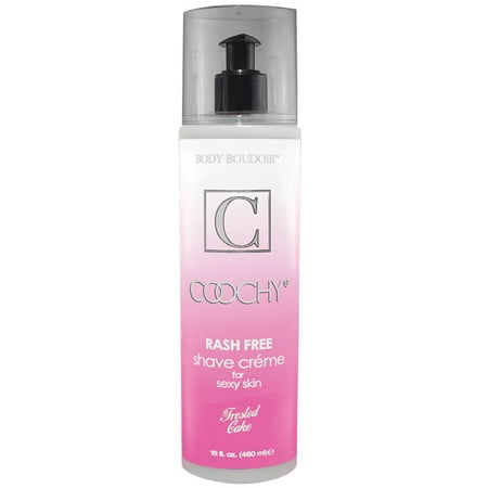 Body Essentials Shave Cream - Coochy Rash-Free Shave Cream - Frosted Cake - 16 Oz