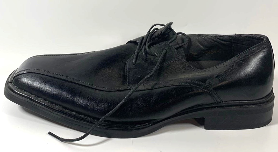 Florsheim Men's Bike Toe Oxford Leather Shoes, Black - Size 11.5D - image 2 of 5