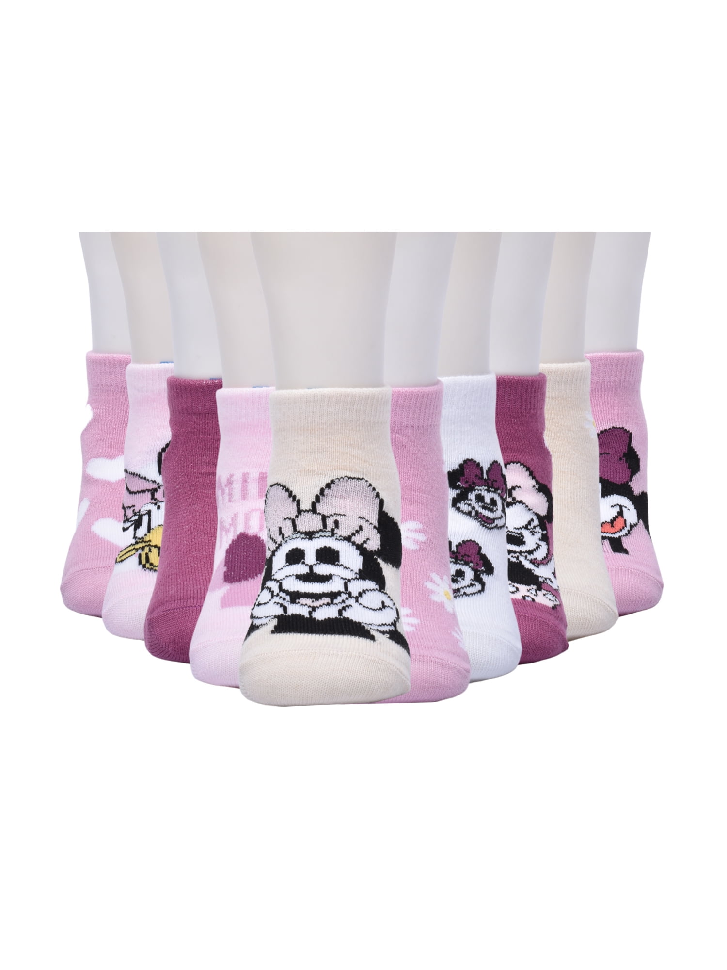 Character Toddler Ankle Socks, 10-pack, Sizes 12M- 5T